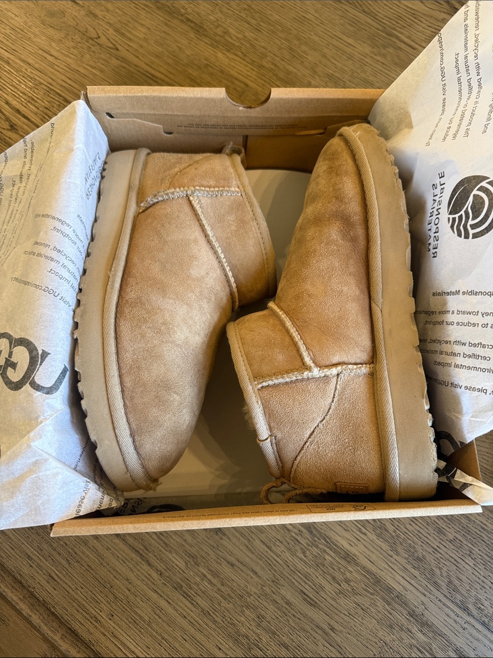 UGG Women's Classic Ultra Mini in Sand - Picture 8 of 10